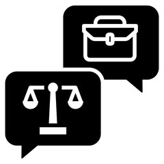 Poster - Consultation Glyph Icon