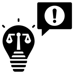 Poster - Advice Glyph Icon