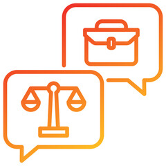 Poster - Consultation Line Gradient Icon
