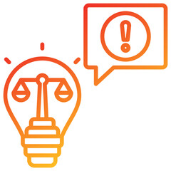 Poster - Advice Line Gradient Icon