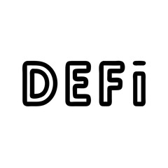 Poster - Decentralized finance defi blockchain technology crypto currency investment digital assets finance defi