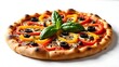 © eiparoy - A vibrant and appetizing classic Italian vegetable pizza