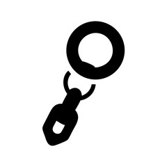 Poster - Illustration of black bottle opener vector image graphic design element clip art icon symbol drawing