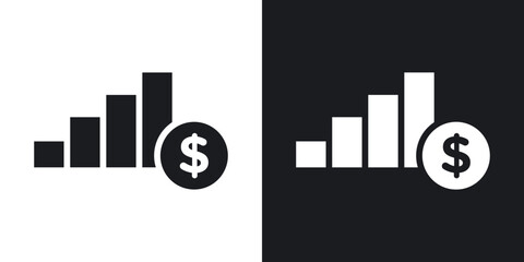 Poster - Yield icons. flat style design.