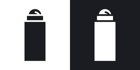 Poster - Deodorant icons. flat style design.