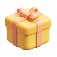 Poster - A three-dimensional representation of a gift box.
