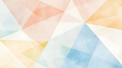 Wall Mural - Abstract Pastel Geometric Background Texture