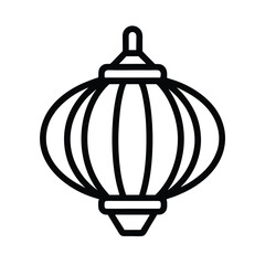 Poster - Elegant festive hanging lantern decoration design