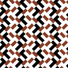 Aufkleber - Random seamless geometrical mosaic pattern background - abstract vector illustration
