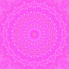 Poster - Colorful abstract psychedelic circular floral ornament background