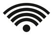 © kanchanrani - Simple Black Wifi Symbol with Four Arcs and a Central Circle Icon