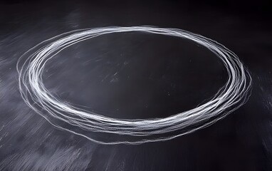 Wall Mural - Chalk Circle Abstract Art Background Texture