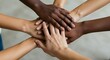 © Igorbmm - Diverse hands together collaboration teamwork unity support community partnership success cooperation goal achievement
