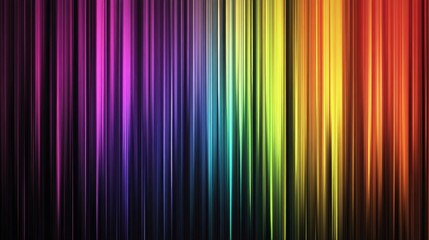 Poster - Abstract vibrant rainbow vertical stripes background.