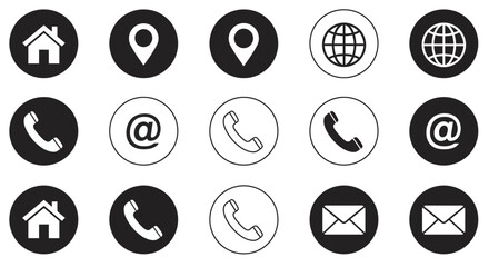 set vector icon buttons ui/ux for web and mobile ios or android