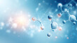 © PixelCharm - Abstract Molecular Background with Connections and Blue Tones