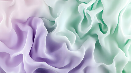 Poster - Subtle gradient waves of color create a calming and visually engaging backdrop