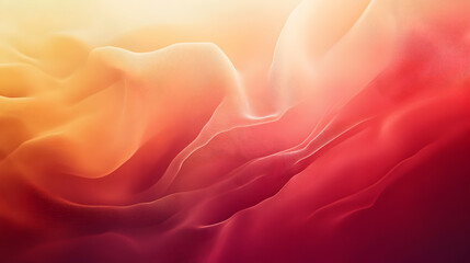 Poster - Abstract gradient background with flowing, soft shapes and vibrant colors