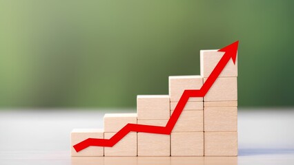 Poster - Business growth strategy analyzing success metrics in an optimized environment