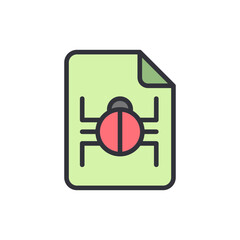 Poster - Symbolic Representation Of A Software Bug Found Inside A Computer File