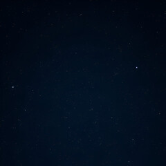 stars on a clear and black sky
