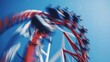 © ADI - Roller coaster ride motion blur dynamic speed summer fun thrill adventure exciting amusement park activity