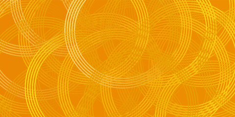 Aufkleber - Orange abstract background. Minimal pattern. Vibrant gradient geometric lines. Modern design. Suit for banner, cover, business, flyer, poster, website.