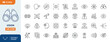 © Cetacons - Vision icon set. Contain icons related to Vision, Eye, look, perspective, binocular, and more. Outline Icon Collection. Editable stroke. Vector illustration