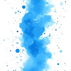Aufkleber - abstract blue watercolor splash painting
