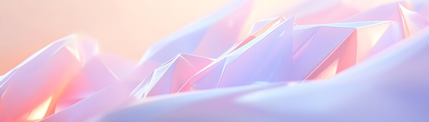 Poster - Abstract design of soft, pastel hues.