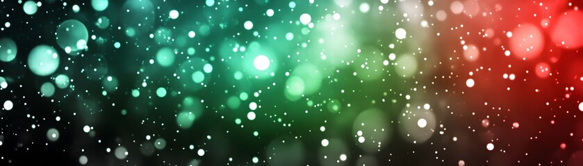 Poster - Vibrant bokeh effect with shifting colors.
