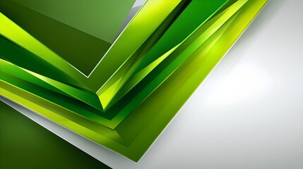 Poster - Lush green abstract design perfect for engaging presentations and eye-catching visuals
