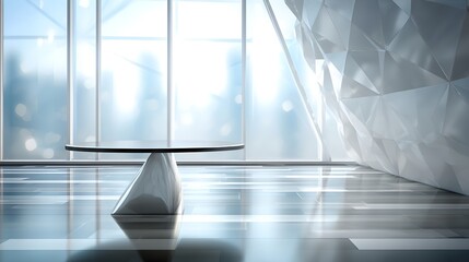 Poster - Elegant table arrangement in a room with stylish decor and modern design elements