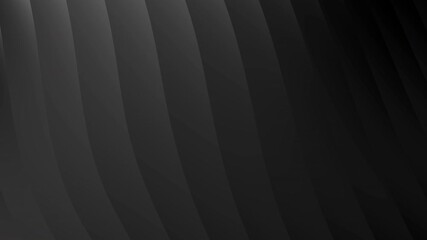 Poster - A smooth, dark gradient background with soft, curved shadowed stripes creating a minimal, abstract look, Abstract texture Gradient motion Background animation.