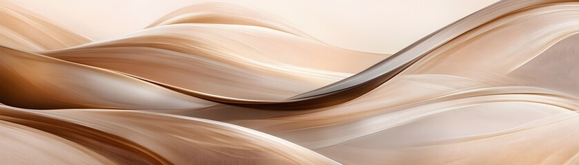 Poster - Abstract design with flowing, blended tones.