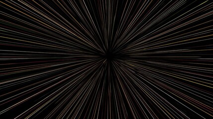 Poster - A radial, dynamic, abstract, dark, space-like pattern.