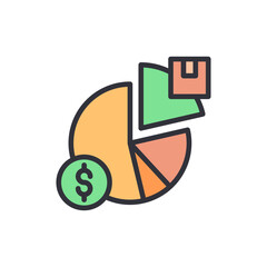 Poster - Economic Graph Presenting Financial Statistics With Monetary Value