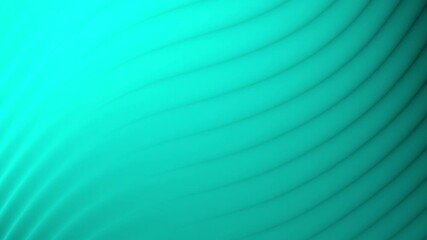 Poster - A smooth teal abstract background with soft curved lines creating a gentle wave pattern, Abstract texture Gradient motion Background animation.