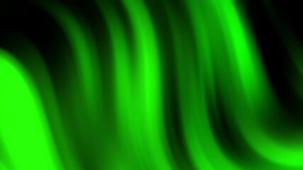 Poster - Wavy, glowing green light streaks blend with dark shadows in an abstract pattern, Abstract texture Gradient motion Background animation.