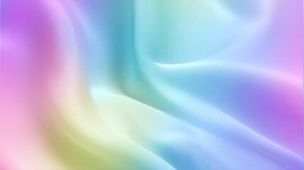 Poster - Dreamy Iridescent Flowing Background with Soft Texture in Pastel Colors for Creative Projects and Designs