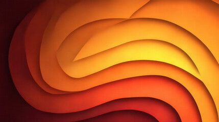 Poster - Muted Orange Tone Backdrop with Clean Gradient Design Ideal for Studio Use and Creative Projects