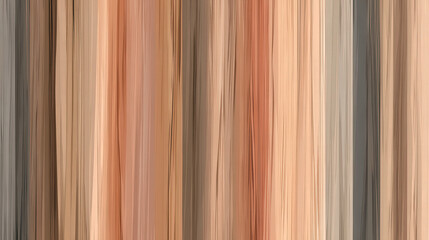Poster - Abstract Vertical Striped Wall in Neutral Pastel Tones with a Soft Blur Effect for Artistic and Modern Decor