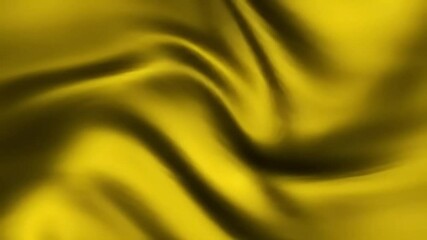 Aufkleber - Flowing Golden Fabric: Abstract Video of Smooth, Waving Material