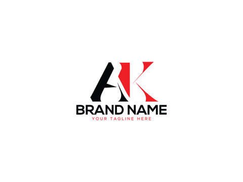 AK LKetter Logo design Vector Art, Icons, and Graphics	
