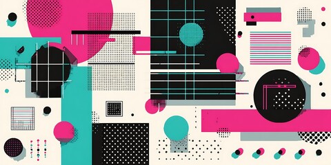 Poster - Business presentation banner backdrop with abstract