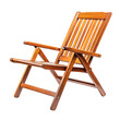 © PNG Code - Sport Inspired Wooden Beach Chair with a Robust Yet Isolated on Transparent Background