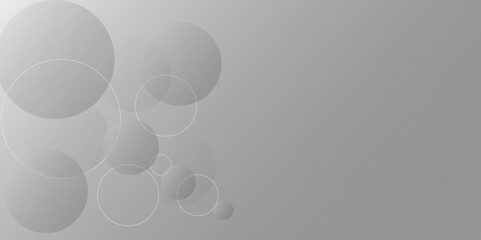 Poster - modern gray abstract background with circle shape. gray vector gradient abstract background. vector.