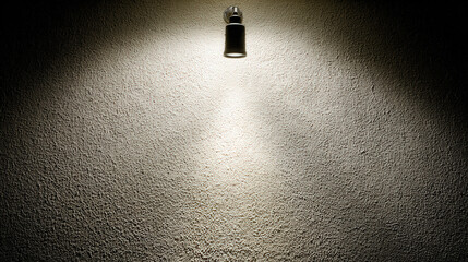 Poster - Muted Gradient Wall with Overlapping Spotlight and Fading Light Effects for Creative Backgrounds