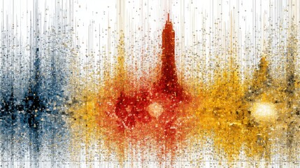 Poster - ai-forecasted population-economic pressure heatmap icon concept illustrating economic stressors and 