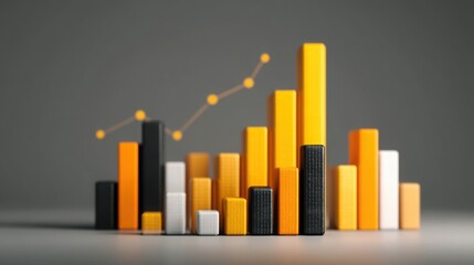 Poster - ai-governed pension exposure chart icon concept measuring financial disparities in retirement saving